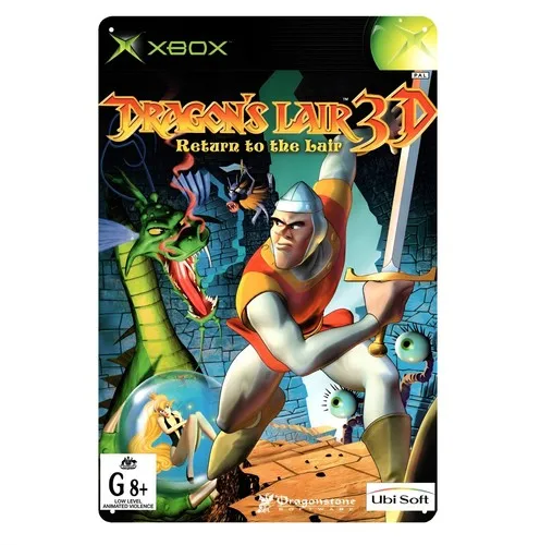 Dragon;s Lair 3d Video Game Metal Poster Tin Sign 20*30cm