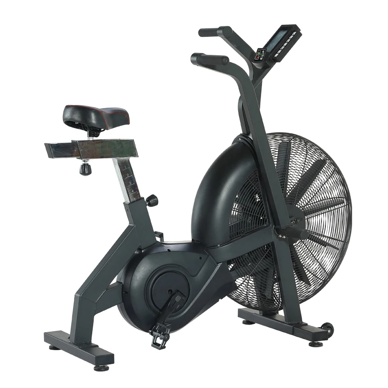 Heavy Duty Exercise Fitness Equipment Air Bike With Big Fan For Sale