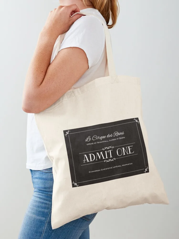 

Le Cirque des Rêves Admission Ticket Tote Bag custom canvas bag foldable reusable bag Cloth bags Handbags women