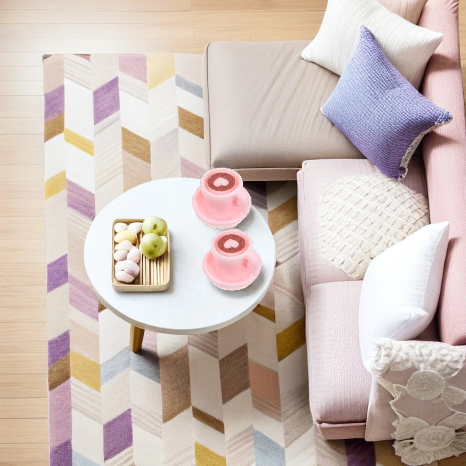 40 Uds. Tazas de café de resina pequeñas, Mini tazas de bebidas altamente detalladas para accesorios de casa de muñecas en miniatura, decoración temática de panadería, artesanía DIY