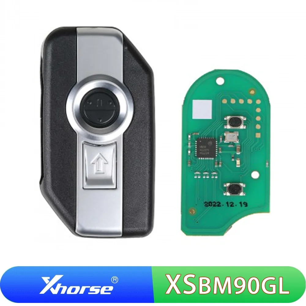 5/10 Pcs XSBM90GL XM38 Xhorse XS Smart Remote Key VVDI Motorbike Key Motorcycle Remote Support 8A/4d+80bit Key Type For BMW