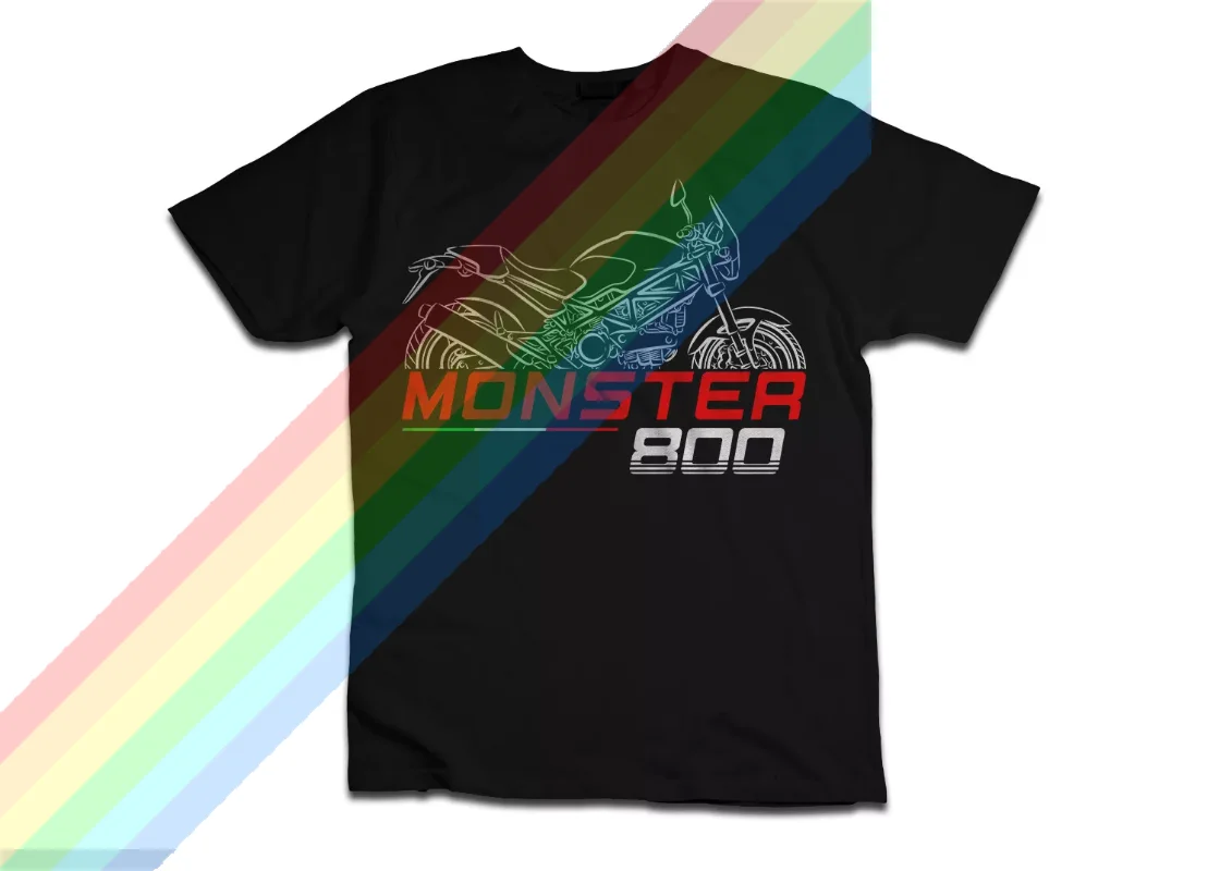 2024 maglietta estiva da uomo Casual Ducatis MONSTER 800 moto per Adventure Riders T-Shirt grafica estate 100% cotone S-3XL Cool