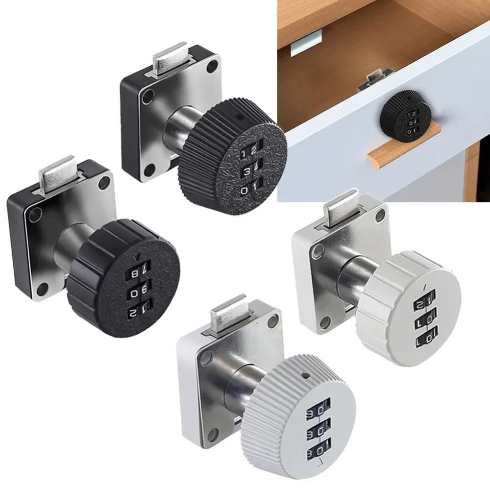 Privacy Code Lock Easy To Install Durable Combination Password Keyless Drawer for Cabinet Mail Box Hardware Combination Cam Lock