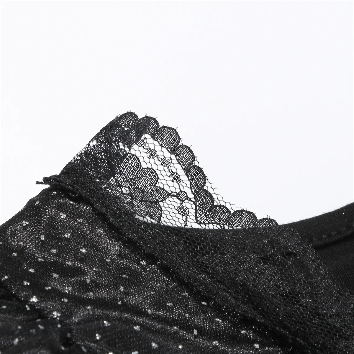 Maleficent-Kostümset für Kinder, Mädchen-Böse-Königin-Outfit, Deluxe Schwarzes Tüllkleid mit Accessoires für Karnevalsparty und Rollenspiel – Detail 12