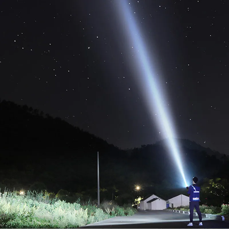 Nuovo Led P70 Potente torcia LED ricaricabile USB Torcia tattica Lampada impermeabile Lanterna ultra luminosa da campeggio Dropshipping