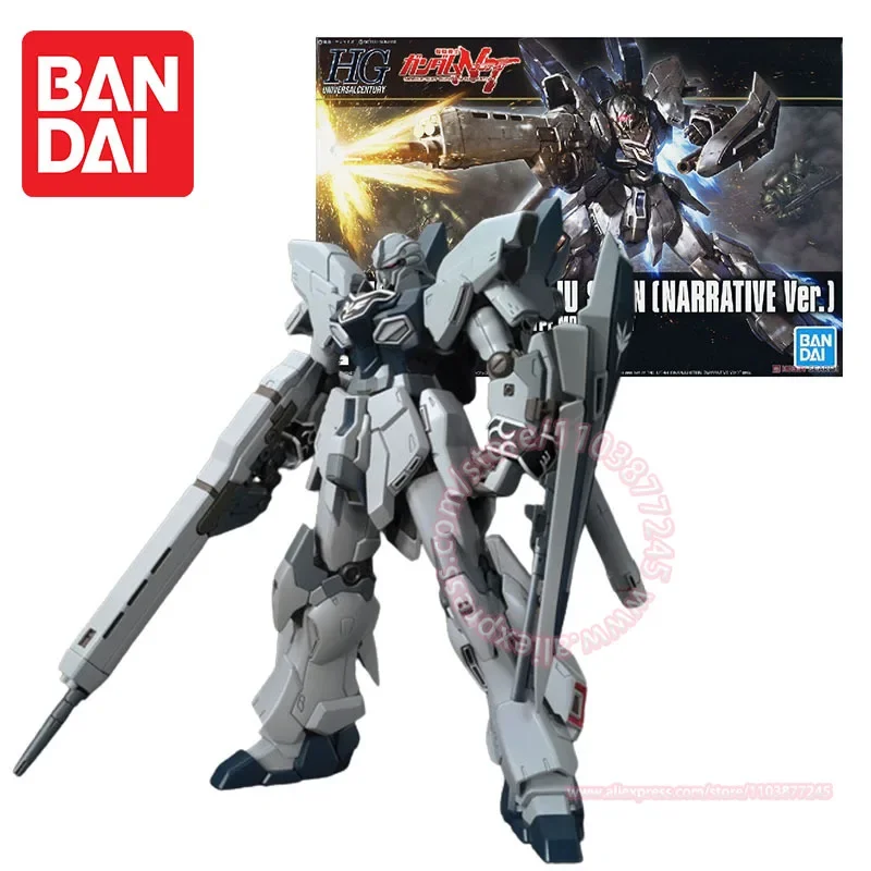 BANDAI HGUC 1/144 HG MSN-O6S-2 SINANJU STEIN (NARRATIVE Ver.) Assembled Model Children's Toy Birthday Gift Decorative Ornaments