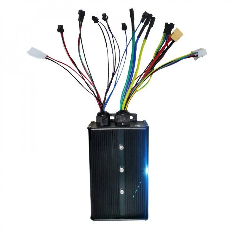 

3000W Electric Bike Brushless Motor Controller Dual-mode 48V-72V 60A/80A 18-tube Sine Wave DC Motor Controller for E-Bike