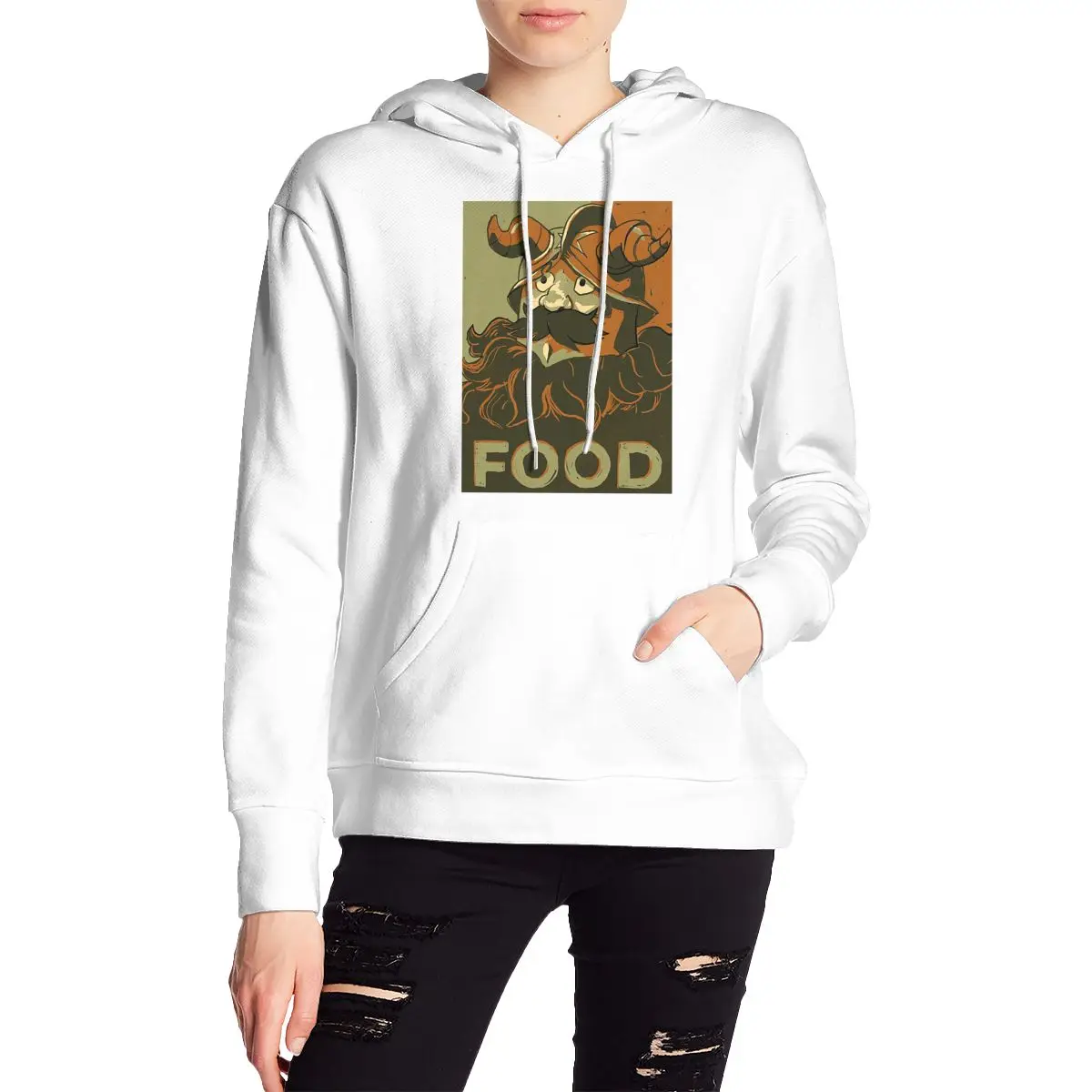 Senshi For Food, Heerlijk In Dungeon Hoodies Harajuku Trui Herfst Winter Mannen Vrouwen Paar Sweatshirt Lange Mouw Tops