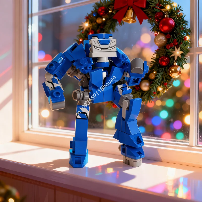 106 stuks MOC Super Heroes Marvelled Iron Man Igor Model Bouwstenen Speelgoed Kerstcadeau Bouw Idee Educatief Kinderen Steentjes