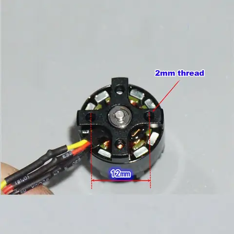 1306 Mini Borstlös Motor 2S-3S 7.4V-11.1V Höghastighet 3000KV Borstlös Motor DIY Multi-Aix Drönare Flygplan Flygplan UAV Modell 10 best sales minimotor borstlös - №2