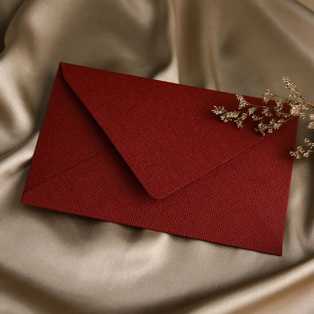 Sobre Retro con textura de lino, pegatina de cera de sellado Simple, sobre de agradecimiento de bendición, tarjeta de invitación artística nostálgica, 10 Uds.