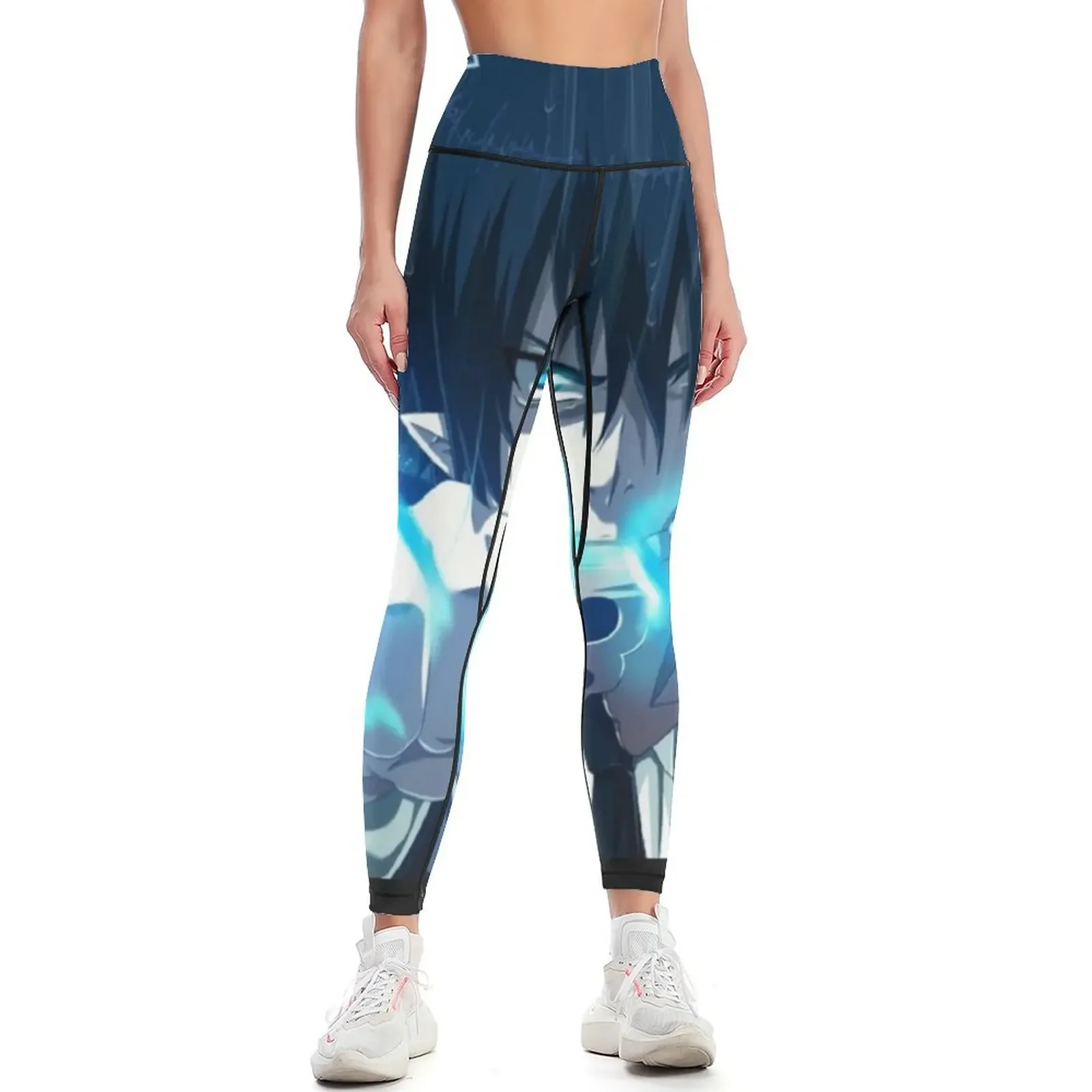

Rin blue no exorcist anime graphic Leggings Sports female Sports pants woman legging gym joggers for Womens Leggings