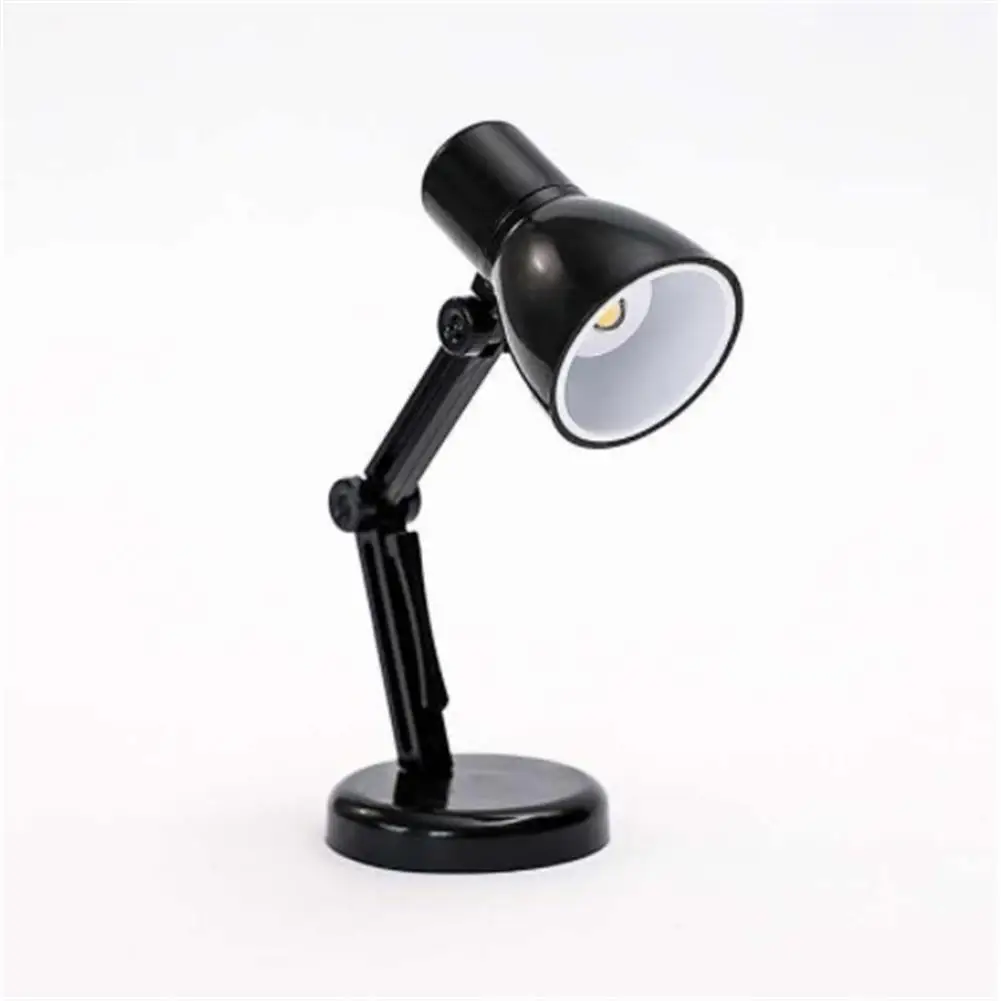 Small LED Desk Reading Lamp 180 Degrees Rotation Clip-on Travel Lamp Portable High Bright Warm Light Book Lights Perfect Gift