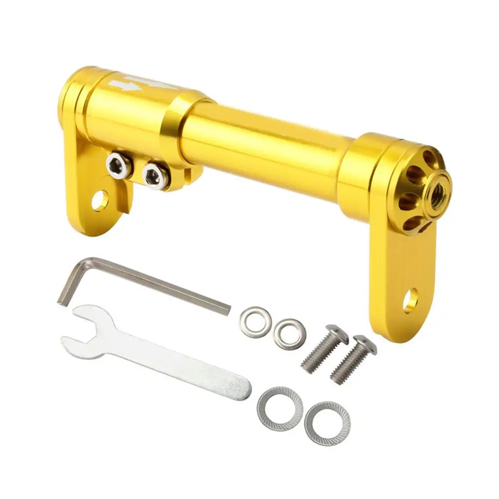 Aluminum Alloy Folding Bike Extension Rod Telescopic Easy Wheel Stand for Improved Center of Gravity during Cycling