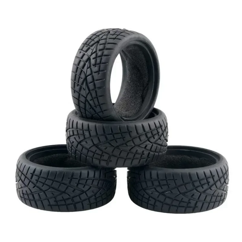 

4pcs 1/10 1/12 1/14 1/16 flatbed sports car RV racing tires