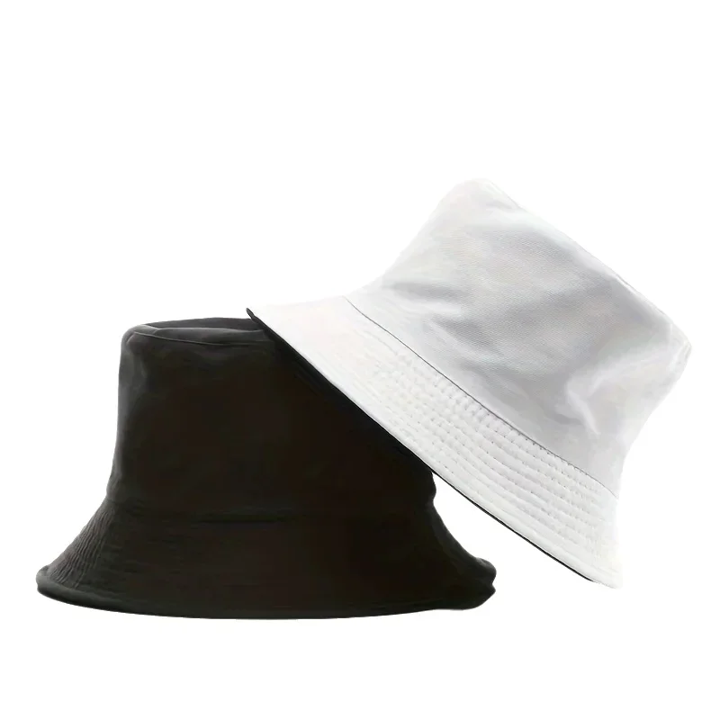A summer double-sided portable men's and women's fashionable basin hat fisherman hat