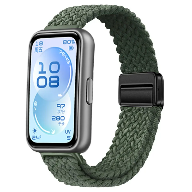 Offizielles geflochtenes Nylon-Schlaufenarmband für Huawei Band 11/11 Pro, Armband mit magnetischer Schnalle für Huawei Band 8/9/10/11/11 Pro – Detail 27