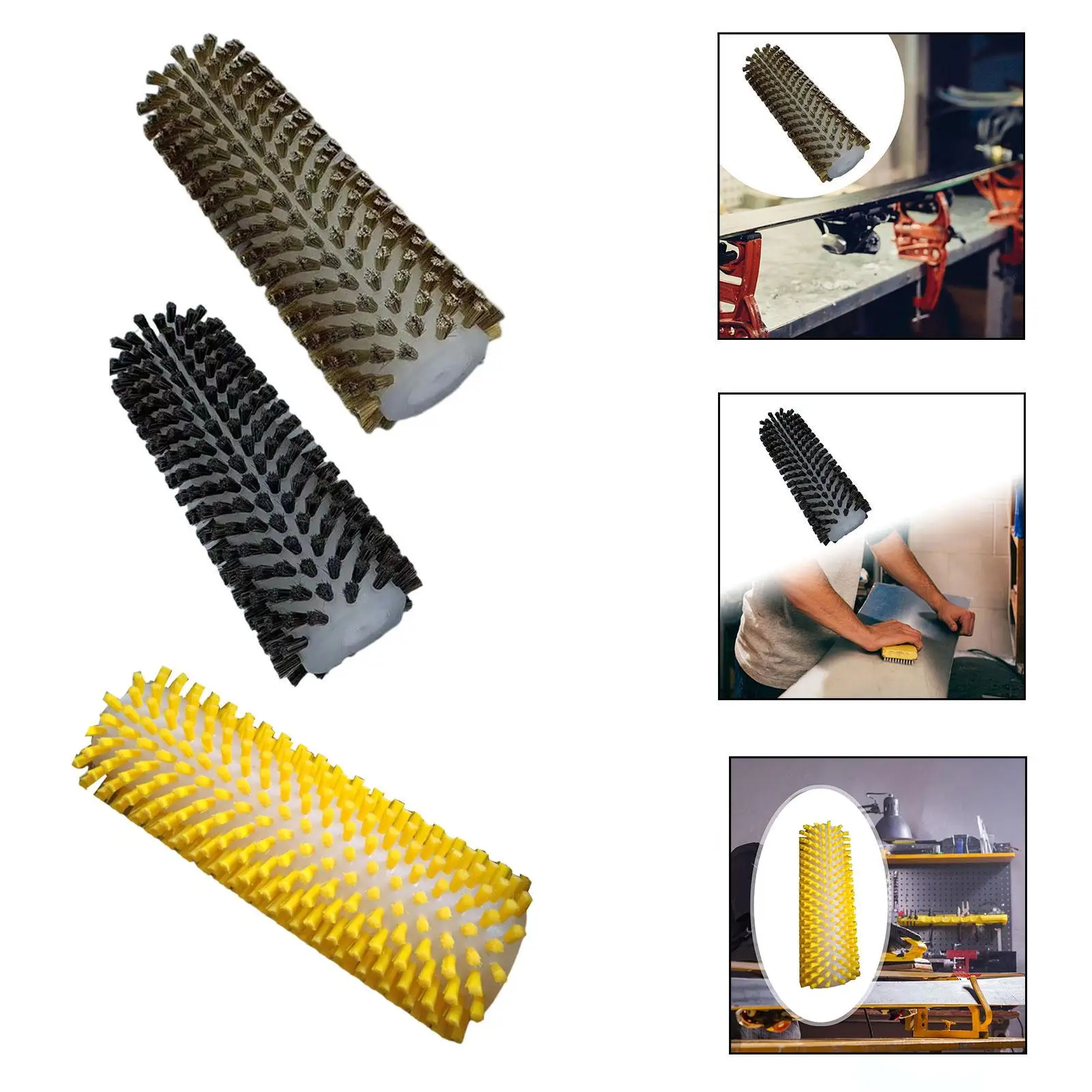 

Snowboard Wax Brush Portable Ski Waxing Brush for Outdoor Skiing Accessories
