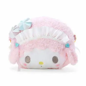 Kawaii Sanrio My Melody Plush Small Bag For Women Lolita Crossbody Bag For Girl Travel Bag Cartoon Doll Purses Birthday Gifts