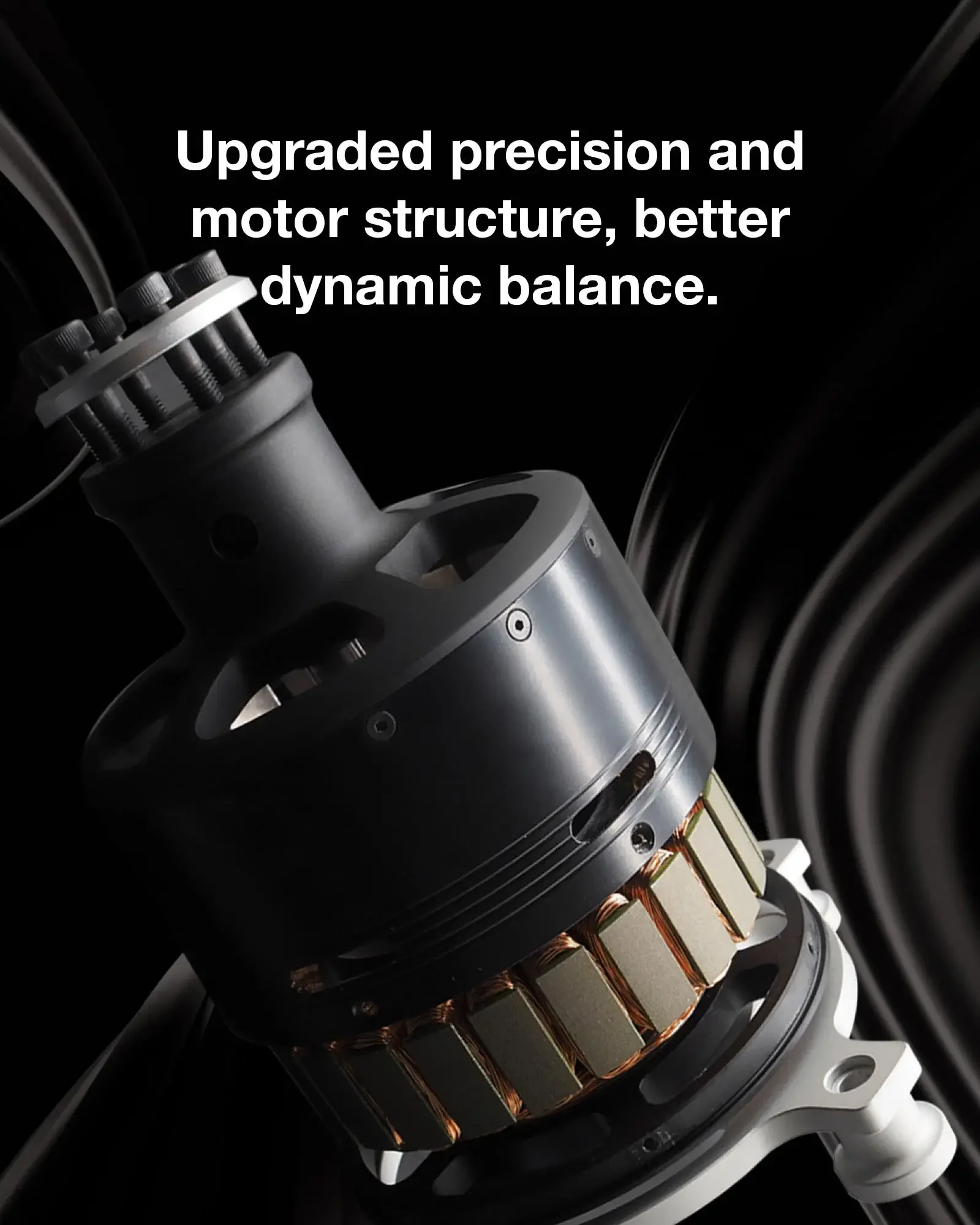 إم بي 120100   محرك خارجي بدون فرش بوزن 58 كجم لملحقات الزراعة الكهربائية EVTOL التجارية