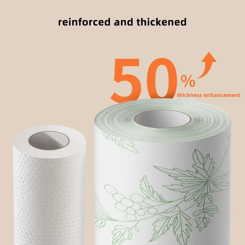 Disposable Table Covers Wiping Cloth for Both Dry and Wet Use Thickened Water Absorption Oil Absorption Disposable Kitchenware