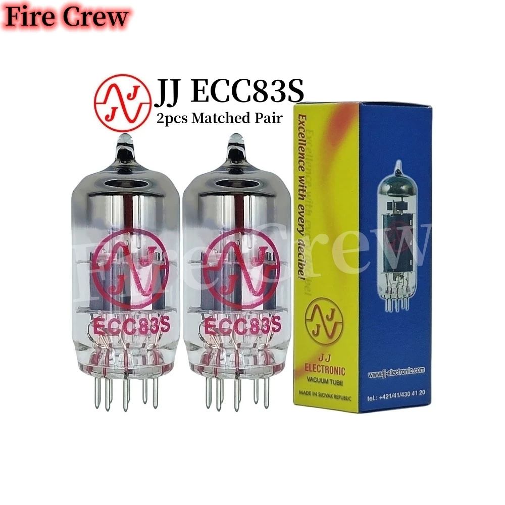 Fire Crew JJ ECC83S Vacuum Tube Replace ECC83 12AX7 12AX7B 5751 B339 7025 ECC803 HIFI Audio Valve Electronic Tube Amplifier Diy