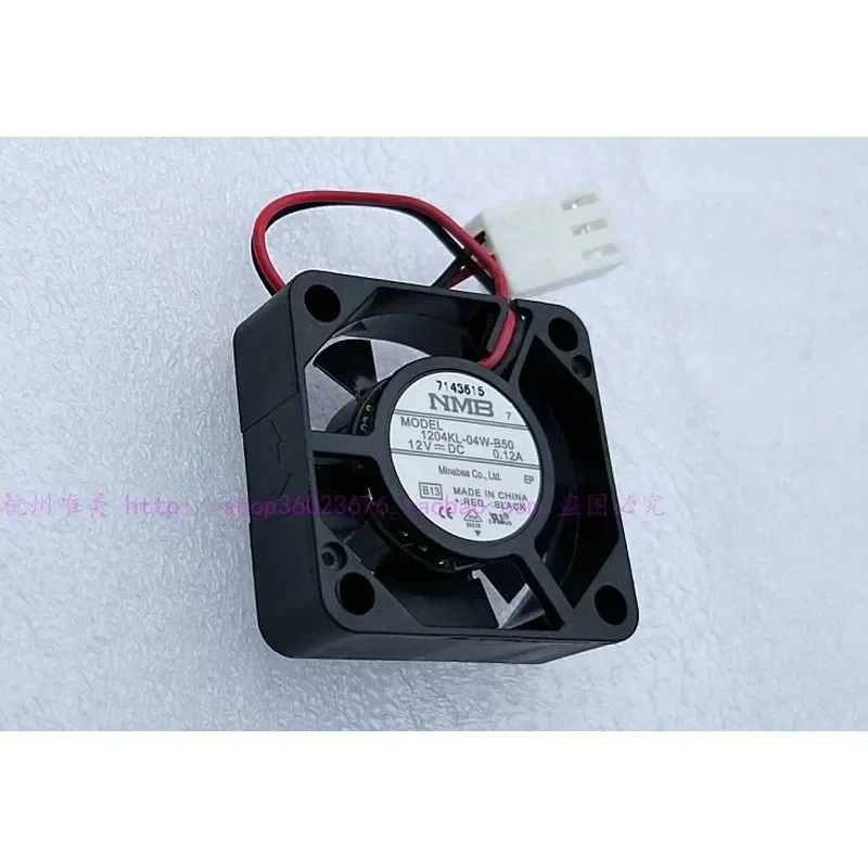 for NMB 3010 3CM Fan Double Ball Bearing 2 Wire 1204KL-04W-B50 12V 0.12A New Cooling Fan