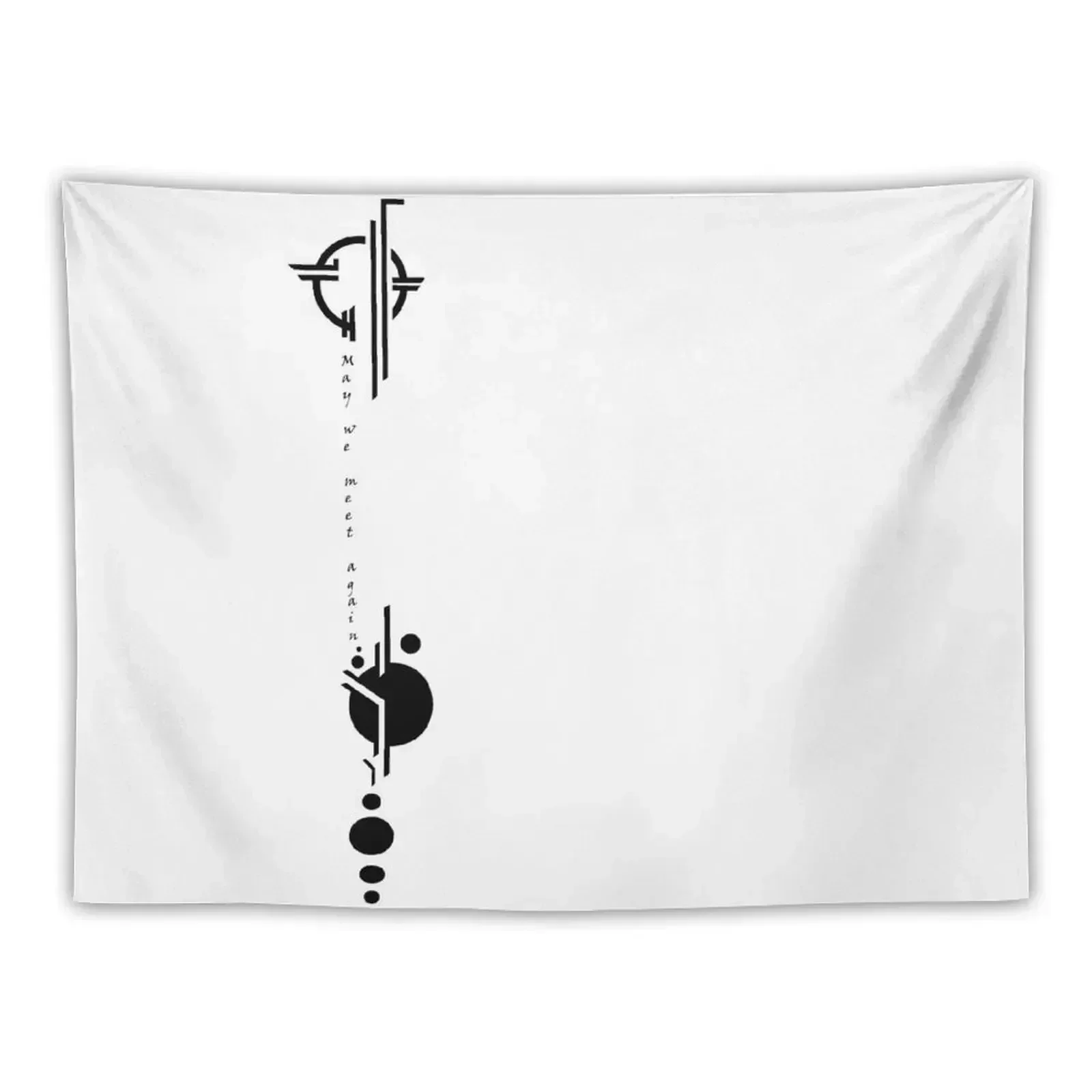 

Lexa's Tattoo black Tapestry Aesthetics For Room Decoration Bedroom Tapestry