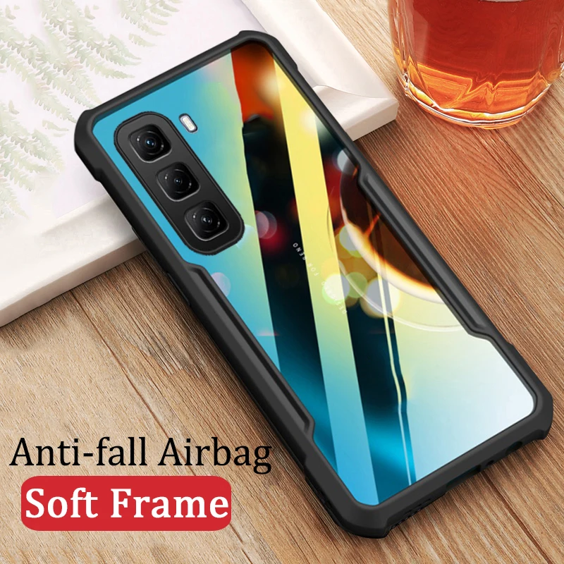 Casing Ponsel untuk Infinix Hot 60 Pro Plus 5G Casing Cangkang Pelindung Bumper Tahan Benturan Penutup untuk Infinix Hot 60i 60 Pro Plus