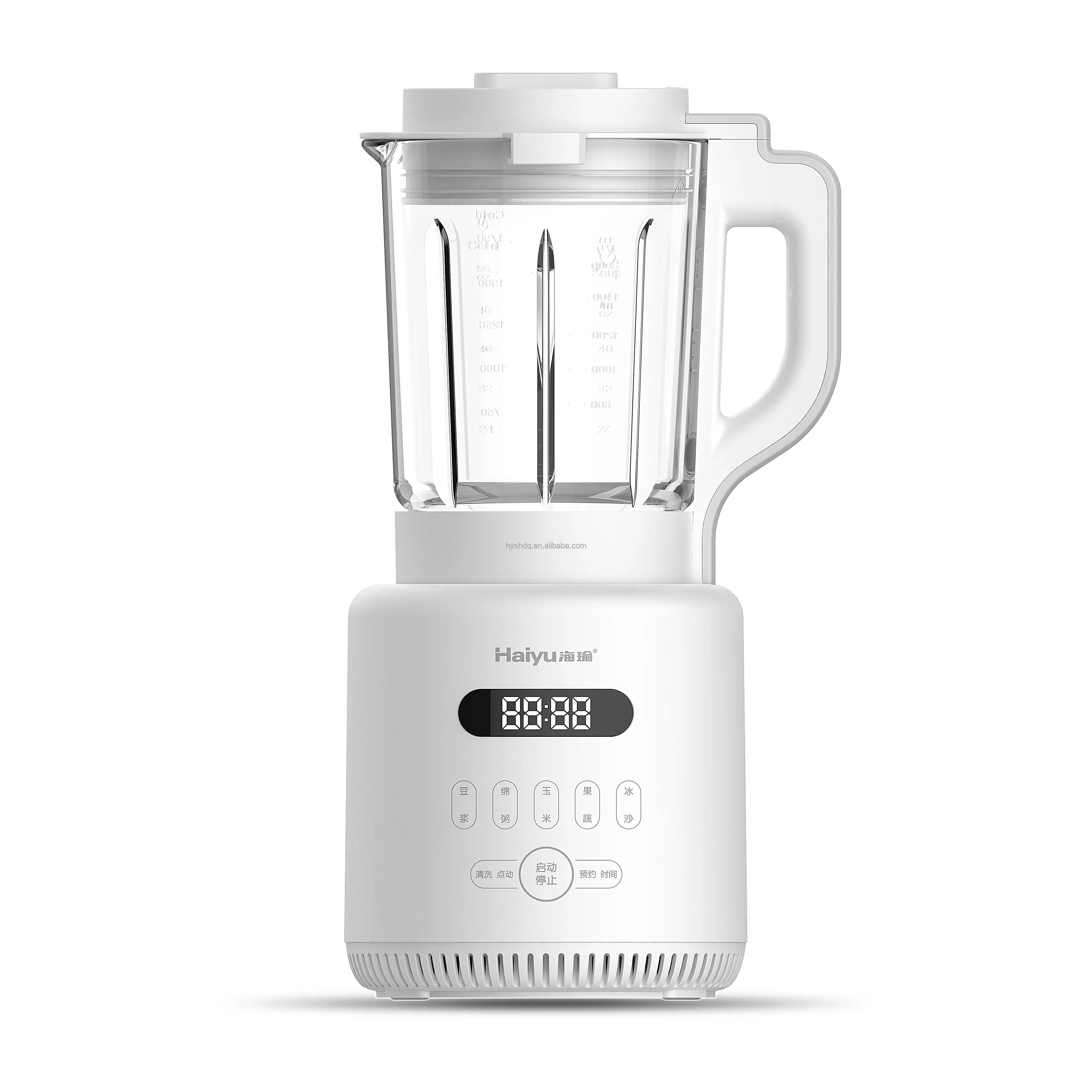 ความจุ 1750ml สมาร์ทโปรแกรม NUT Milk Maker เครื่องปั่นร้อนเย็นสําหรับนมถั่วเหลือง & น้ําผลไม้เครื่อง 5 In 1 นมถั่วเหลืองเครื่อง