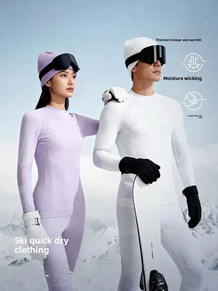 vetement-de-base-thermique-et-anti-humidite-pour-femme-ideal-pour-le-ski-la-course-l'escalade-les-activites-de-plein-air-et-les-voyages