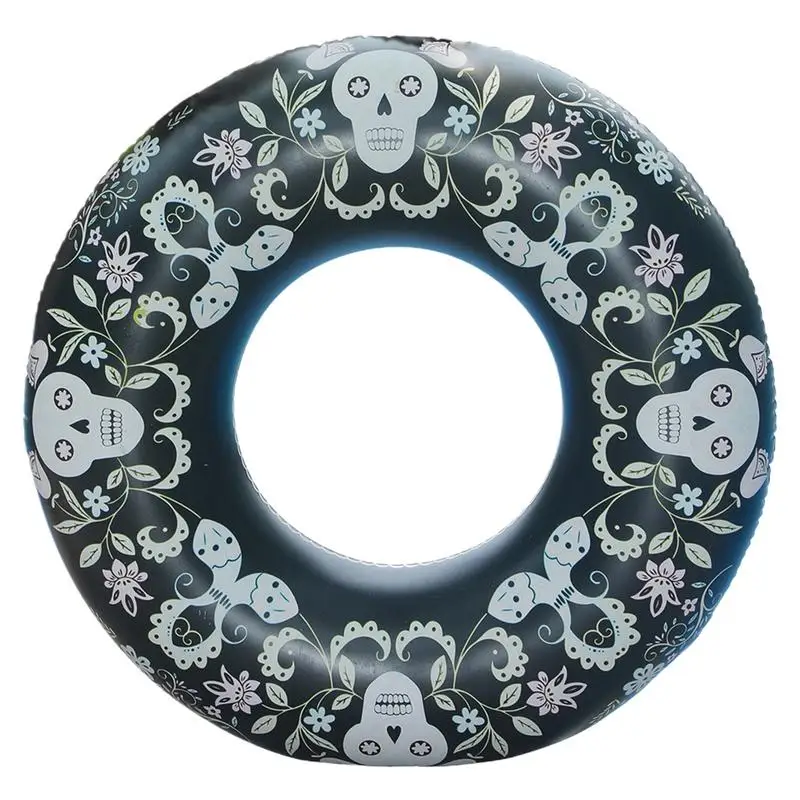 

Swimming Ring Swimming Floating For Beach Portable Inflatable Color-changing Pool Ring For Travel Park Hiking Camping