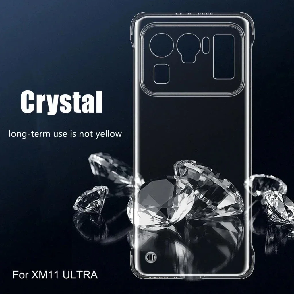 Hard Case For Xiaomi Mi 14 13T 12 LITE 11 12T Pro 10 9 8 10T 9T 13  Poco F3 F4 X3 GT M3 F5 Pro Frameless Crystal Hard Phone Case