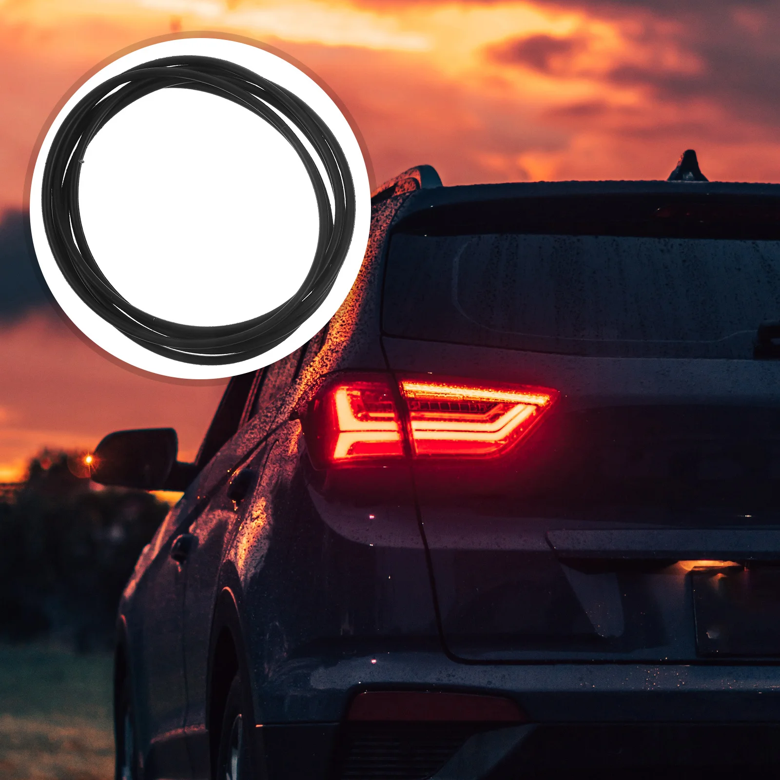 

5pcs Rubber 60Mm Sealing O Gaskets O-Rings Oil Resistant Industrial Machinery Automotive Replacement Kit