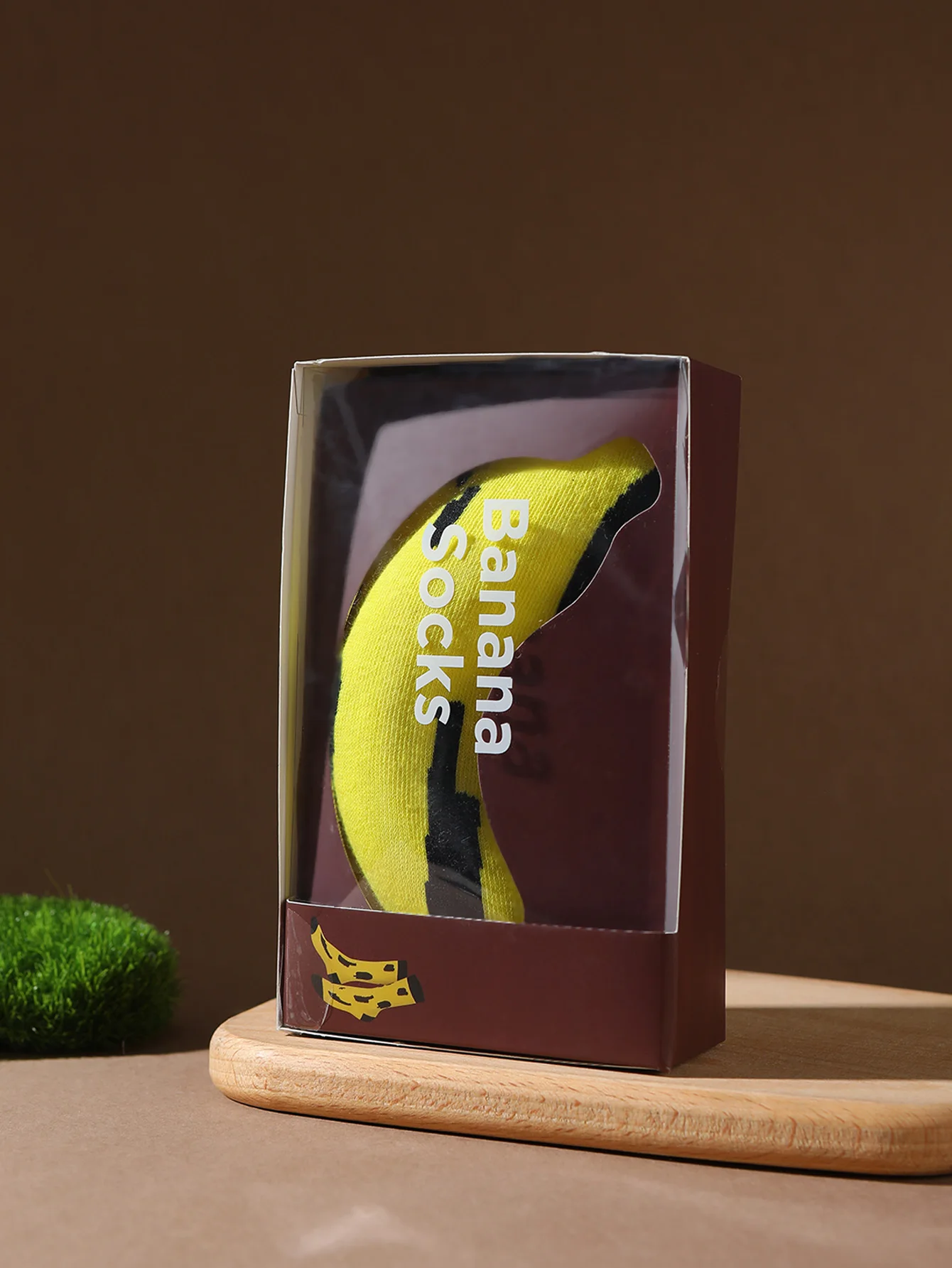 زوج واحد من الجوارب الرجالية لمنتصف الساق، مناسبة لكل من الرجال والنساء، جوارب صندوق هدايا الموز الملونة المبتكرة والممتعة، طراز عصري أوروبي وأمريكي، هدية مبتكرة للحفلات، عيد الحب، عيد الميلاد، نمط الخريف والشتاء، طراز لطيف وممتع لجميع المواسم #2