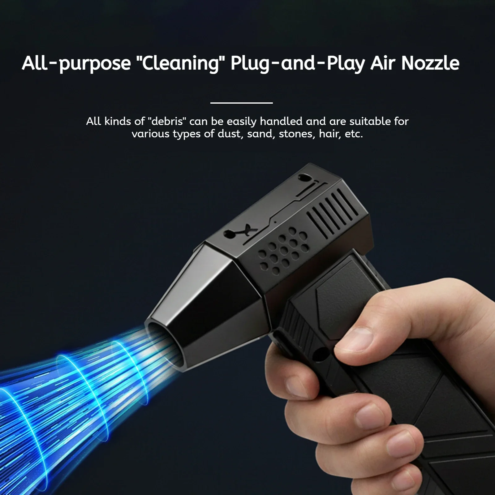New X6 Violent Fan  high-speed turbo jet fan, mini handheld 58,000 rpm powerful compressed air clean erpowerful air blower