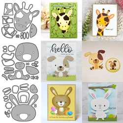 Metal Cutting Dies Animal Friends diy Scrapbooking Photo Album Decorative Embossing PaperCard Die