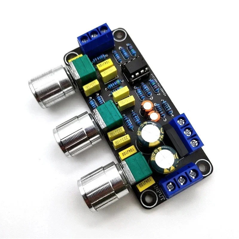 NE5532 Mini Pre Amplifier Audio Tone Board HIFI Home Theater Music Amplifier 2.0 Tuning Preamp Board