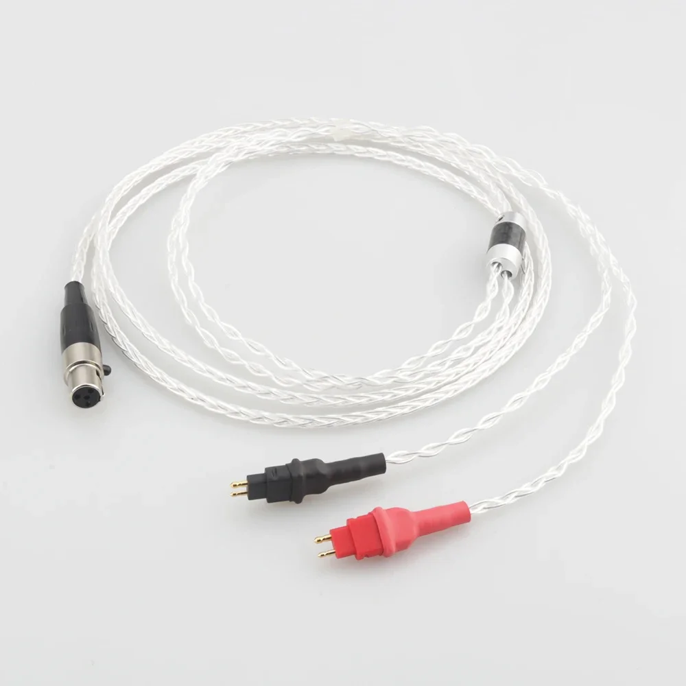 

Высококачественный 8-ядерный провод OCC Audiocrast, обновленный кабель HIFI для наушников hd600 hd650 hd660s hd580 с 4-контактным разъемом mini xlr