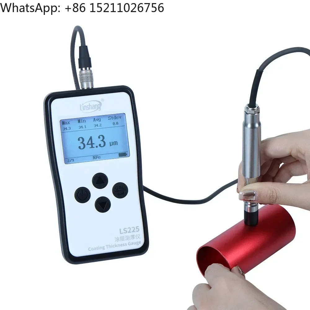 Custom LS225 N1500 1500μm Non Ferrous Pcb Coating Thickness Measurement Aluminum Coating Thickness Gauge