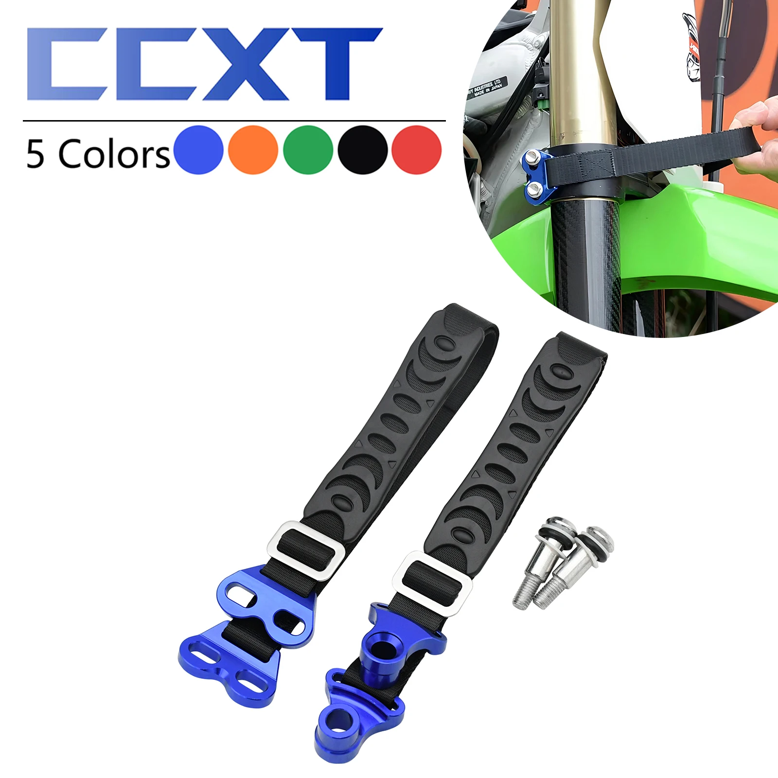 Motorcycle CNC Voor Achter Rescue Pull Strap Sling Riem Voor Honda KTM Kawasaki Suzuki Yamaha YZ250X YZ450X YZ250F YZ450F 125-500