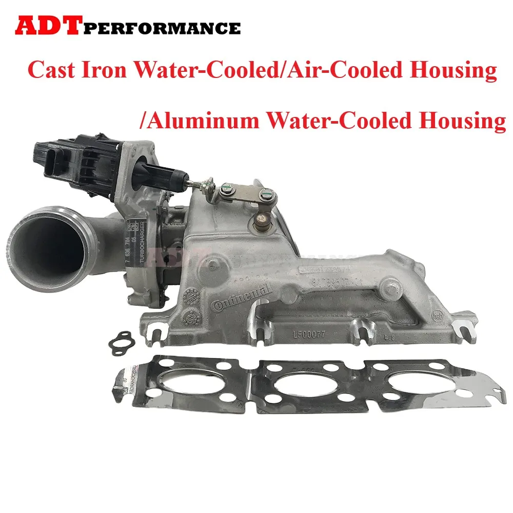Turbocharger for BMW 318i F30 F31 B38 B15 1.5L 7636784 8643129 2681209 Water/Air Cooled Elbow Turbo Cast Aluminum/Cast Iron