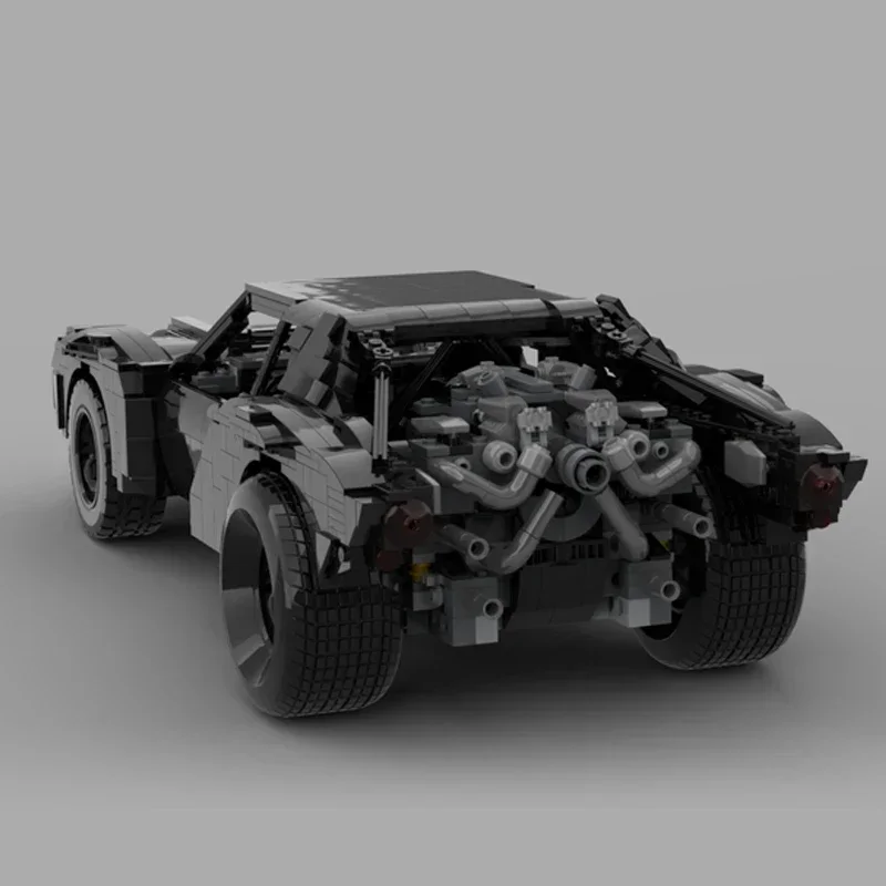 Moc Building Bricks Famous Movie Model UCS Bat Supercar 2022 Technology Modular Blocks Gifts Christmas Toys DIY Sets Assembly