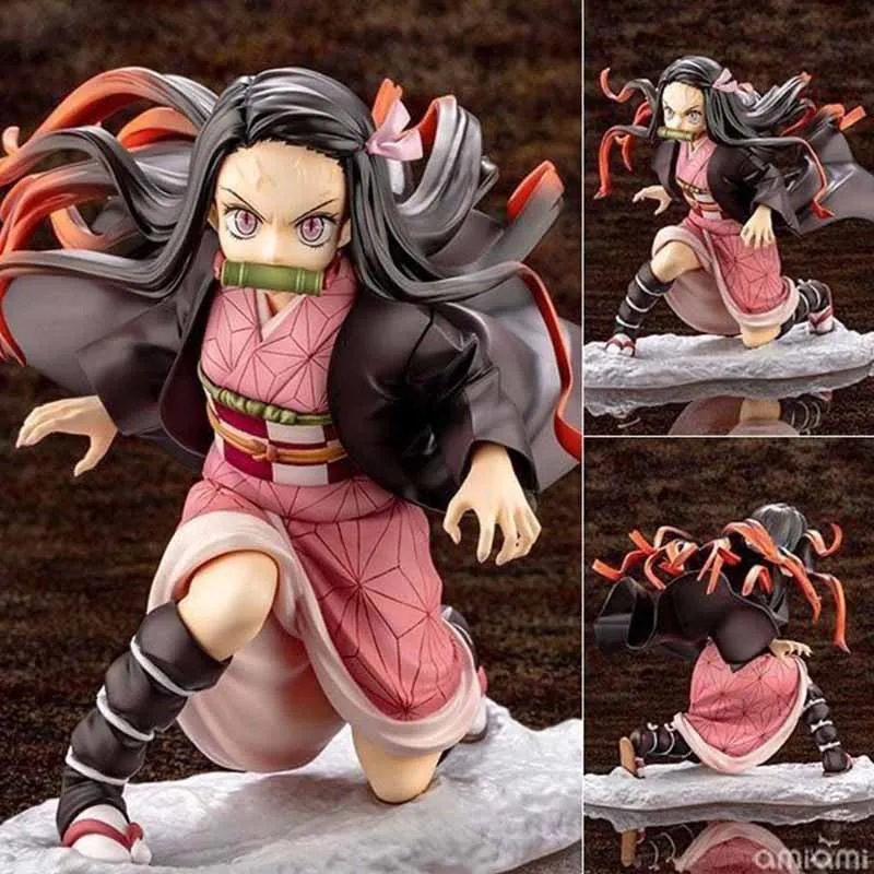 

Demon Slayer Anime Model Kamado Nezuko Collection Ornaments Doll Figure Cartoon Cute Desktop Decorative Model Holiday Gift