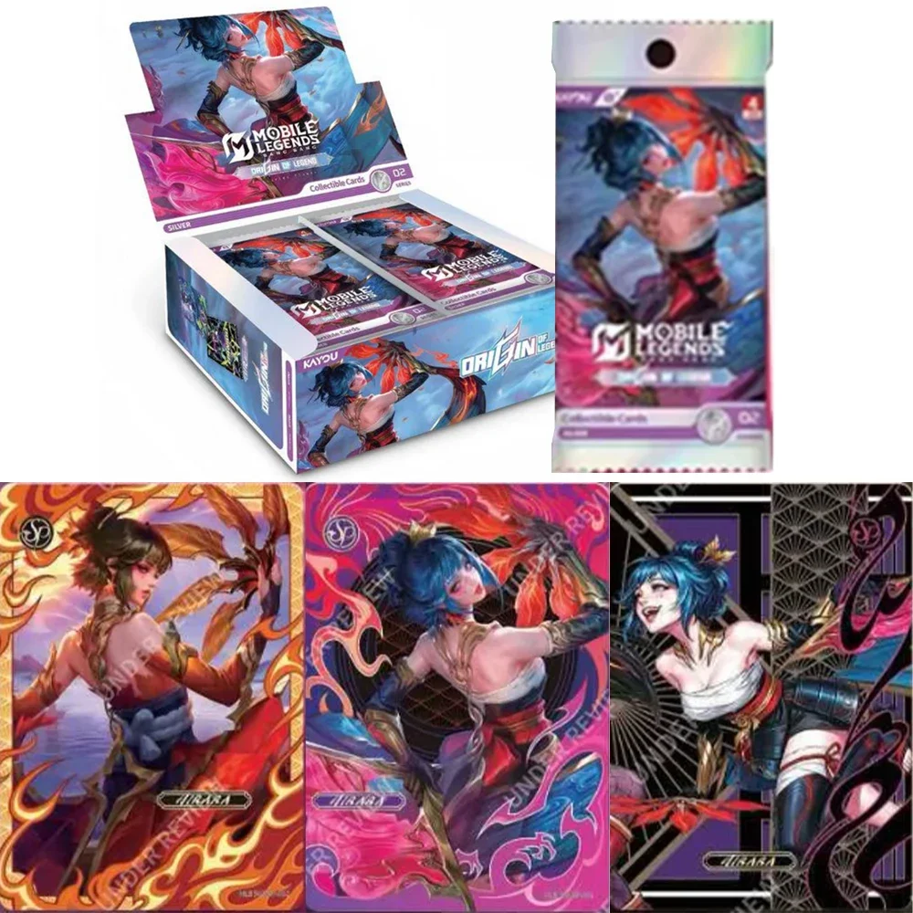 KAYOU Mobile Legends MLBB Endless Origin Vol.2 Legendary Edition Cards MOBA Game Hero Foil Collectible Cards Gift Toys