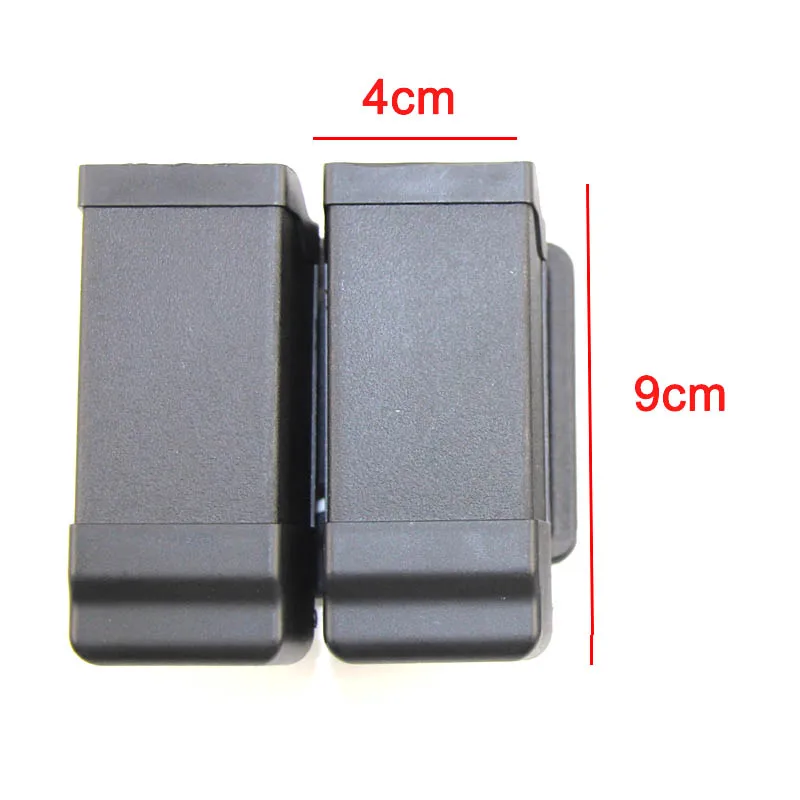 Custodia tattica doppia singola per caricatore per Glock 17 Beretta M9 Sig USP 9mm calibre.45 Custodia per fondina per caricatore con clip per proiettile