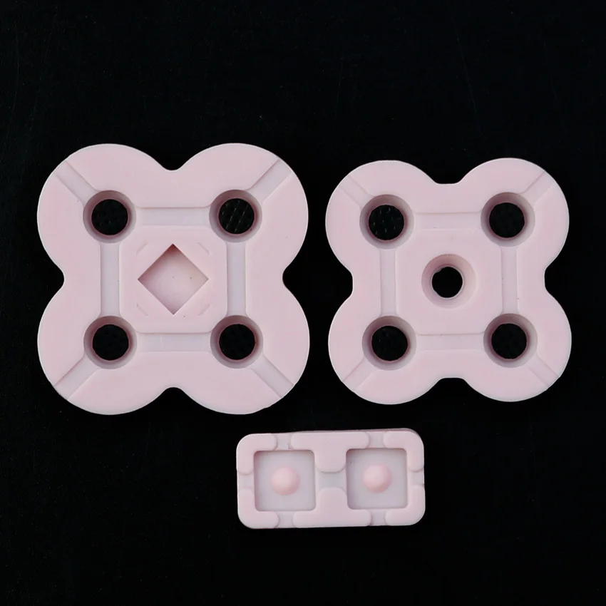 1ชุด9สี Conductive ยางซิลิโคน D-Pad D Pad L R ซ้ายและขวาสำหรับ NDSL/DSL DS Lite Controller ปุ่ม Repai