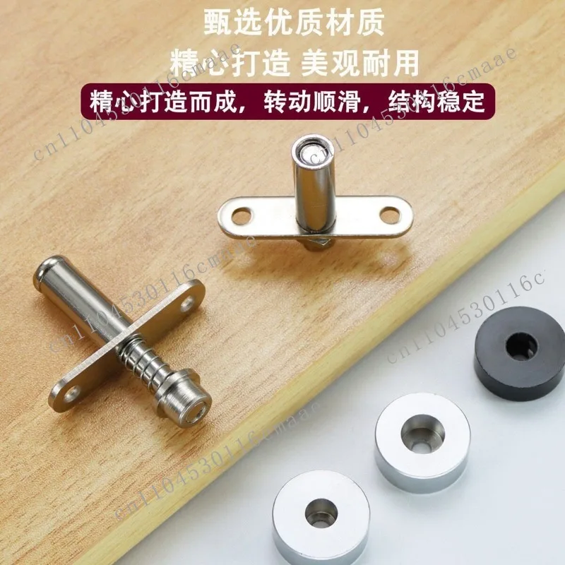 360 degree rotating heaven earth axis hardware accessories central axis wooden windows universal upper and lower axis black