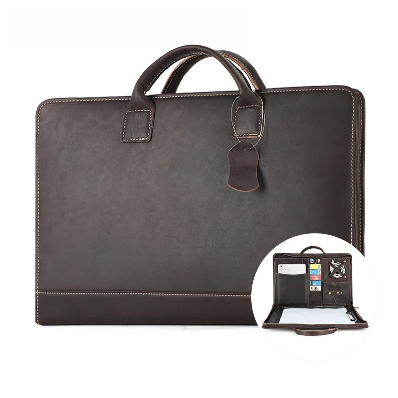 Leather Computer Bag for Business Men 6 Leather Computer Bag for Business Men