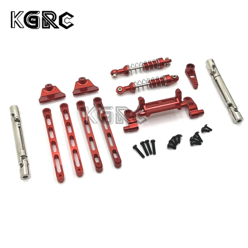 MN82 LC79 MN78 Metal Chassis Link Rod Pull Rod Mount ammortizzatore albero di trasmissione Set 1/12 RC Car Upgrade Parts